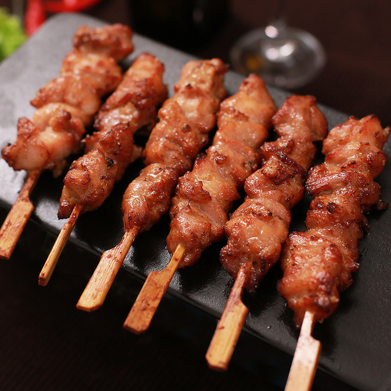 Fried Leg Meat Skewers