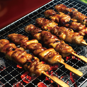 Chareoal Grilled Leg Meat+Scallion Skewers
